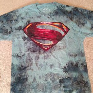 Superman Unisex Tie Dye Tshirt